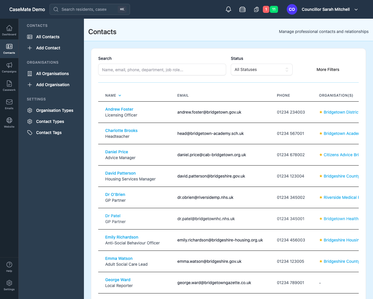 Contact Management