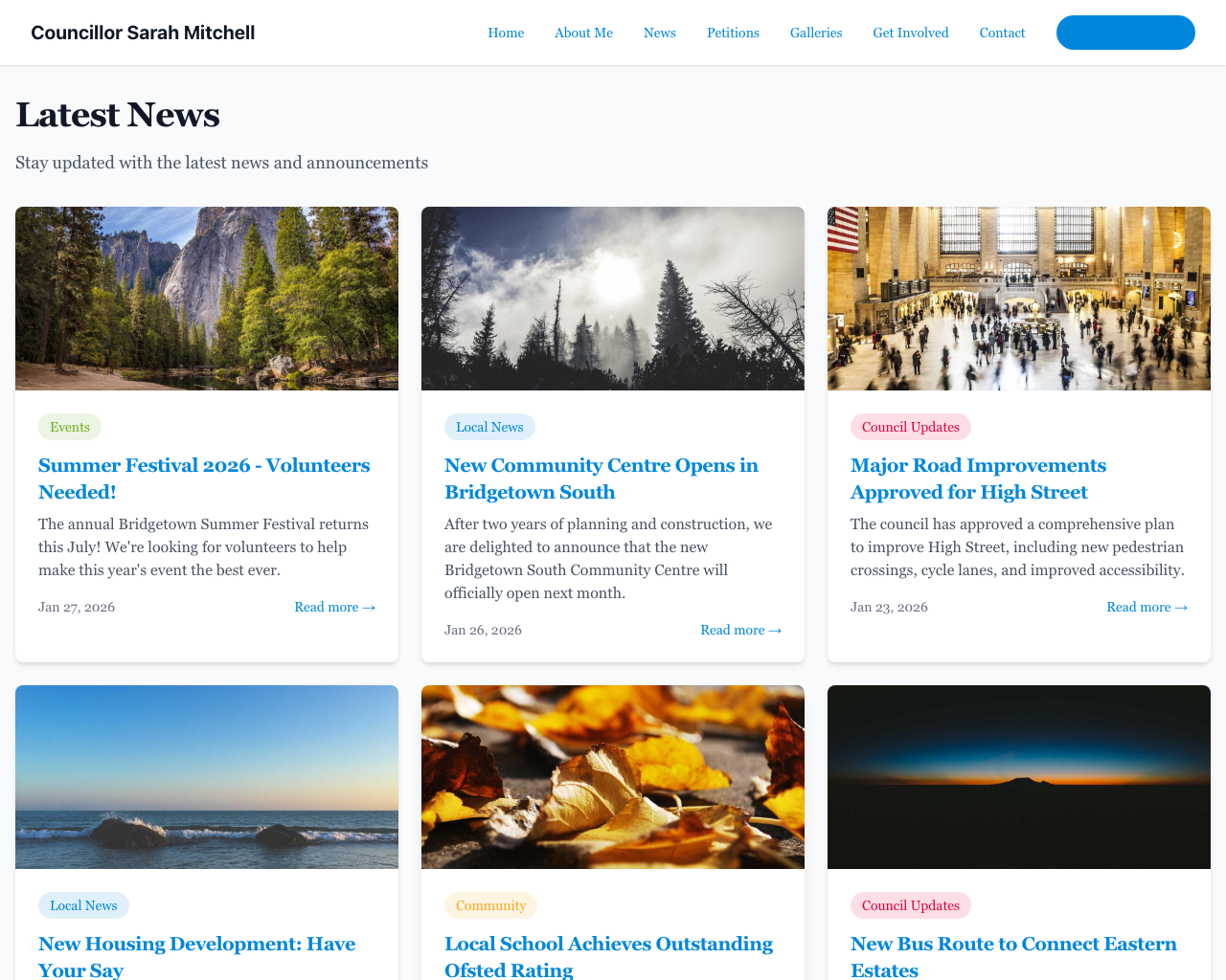 Example Public Website
